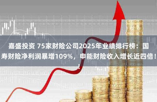 嘉盛投资 75家财险公司2025年业绩排行榜：国寿财险净利润暴增109%，申能财险收入增长近四倍！