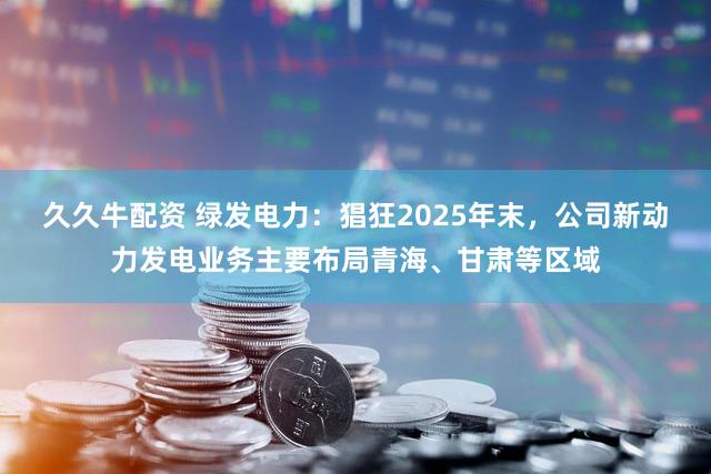 久久牛配资 绿发电力：猖狂2025年末，公司新动力发电业务主要布局青海、甘肃等区域