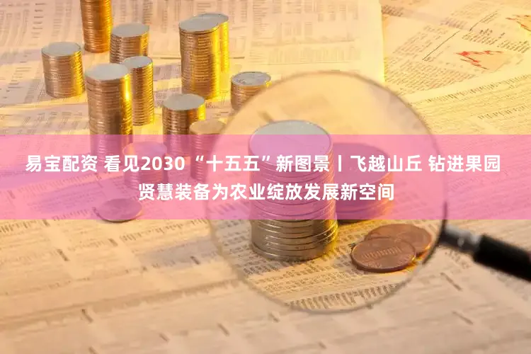 易宝配资 看见2030 “十五五”新图景丨飞越山丘 钻进果园 贤慧装备为农业绽放发展新空间