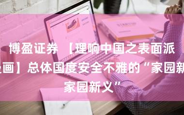 博盈证券 【理响中国之表面派丨漫画】总体国度安全不雅的“家园新义”