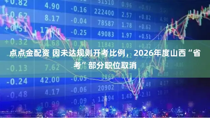 点点金配资 因未达规则开考比例，2026年度山西“省考”部分职位取消